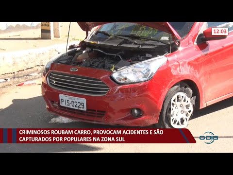 Criminosos roubam carro, provocam acidente e são capturados 07 06 2021