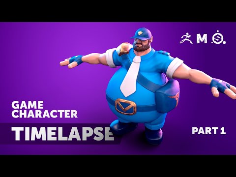 Game Character Timelapse | Part 1 | ZBrush, Maya and Substance Painter