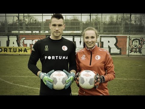 ŽENY vs. MUŽI: Votíková vs. Berkovec - SK Slavia Praha - crossbar challenge