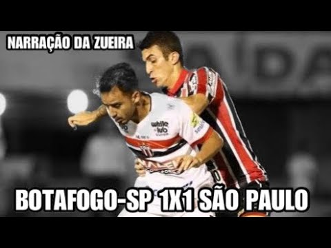 SÃO PAULO 1 X 1 BOTAFOGO-SP  - NARRAÇÃO CAMPEONATO  PAULISTA 2017