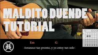Como tocar &quot;Maldito Duende&quot; de Héroes del Silencio - Tutorial Guitarra (HD)
