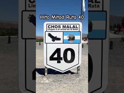 🤩MITAD de RUTA 40 #chosmalal #neuquén #ruta40 #patagoniaargentina #travel #turismo #argentina