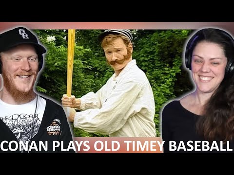 Conan Plays Old Timey Baseball REACTION | OB DAVE REACTS