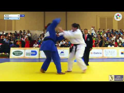 Judo 2013 World Championships Miami Cadets: Usova (RUS) - Garcia Savigne (CUB) [+70kg]