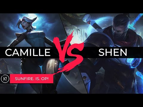 Camille Top Lane VS Shen  Game play. Tough matchup, but fun! S11