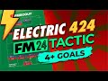 ELECTRIC Attacking Tactic Scores 4+ Goals A Game 🤯 | Football Manager Best Tactics