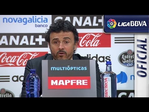 Rueda de Prensa de Luis Enrique tras el Celta de Vigo (1-1) Getafe CF - HD
