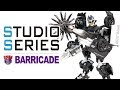 KL變形金剛玩具分享390 Studio Series 28 BARRICADE 電影工作室 判官 路障