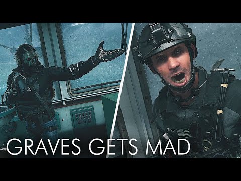 Graves gets mad at Soap for not disarming the missile (Hilarious) | Call of Duty Modern Warfare 2