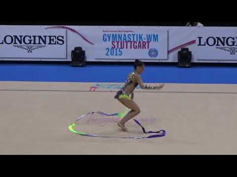 Linoy ASHRAM (ISR) ribbon - 2015 Stuttgart worlds Qualifs