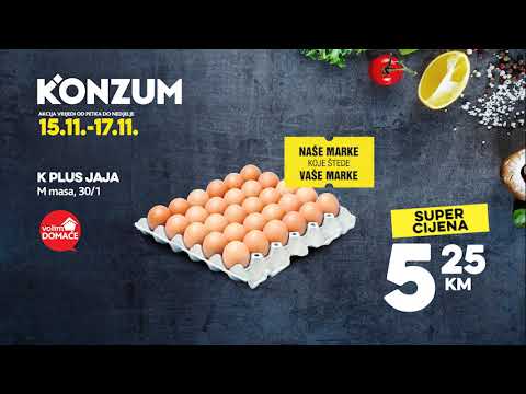 Nova Konzum Vikend akcija! 15.11.-17.11.2019.