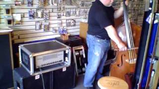 Video thumbnail for Sadowsky SA200 with upright bass by Bass Gear Magazine