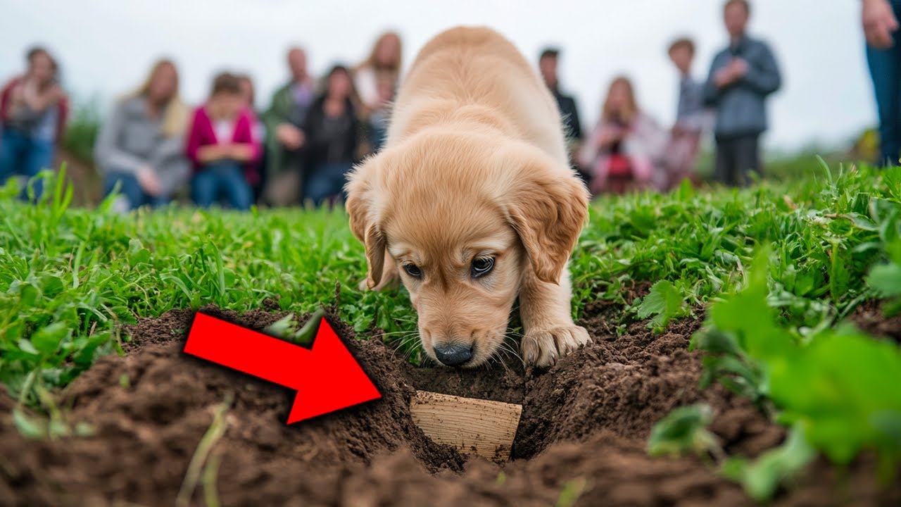 A Puppy Dug a Hole in the Same Spot Every Day—What It Was Hiding Shocked the Entire Town!