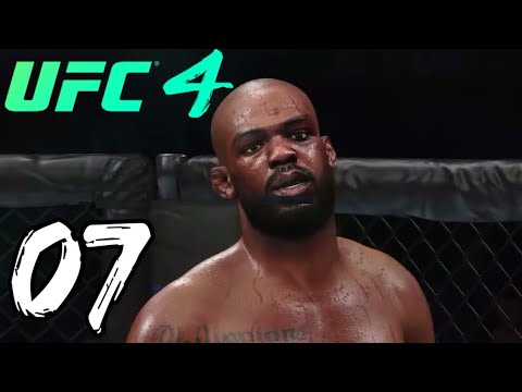 UFC 4 Light Heavyweight Career Mode Walkthrough Part 7 - TOE TO TOE WITH JON JONES!