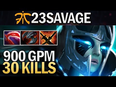 FNATIC.23SAVAGE PHANTOM ASSASSIN WITH 30 KILLS - DOTA 2 GAMEPLAY