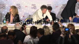 Roman Polanski and Emmanuelle Seigner at 'Venus In Fur' P...