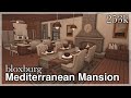 Bloxburg - Mediterranean Mansion Speedbuild (interior + full tour)
