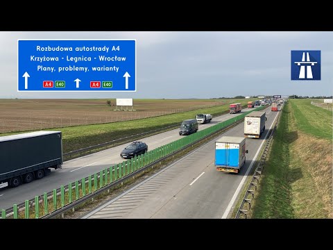 A4 Krzyżowa - Legnica - Wrocław Extension. Plans, Obstacles, and Options