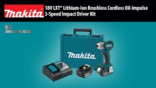 MAKITA 18V LXT® Brushless 3-Speed Impact Driver Kit - Thumbnail