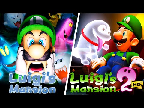 Luigi's Mansion Remastered - Full Game Series | 100% Walkthrough No Damage Gameplay