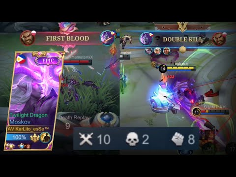 TOP GLOBAL MOSKOV! FROM FIRST BLOOD TO MVP! HOW TO PLAY MOSKOV IN CURRENT META! MLBB