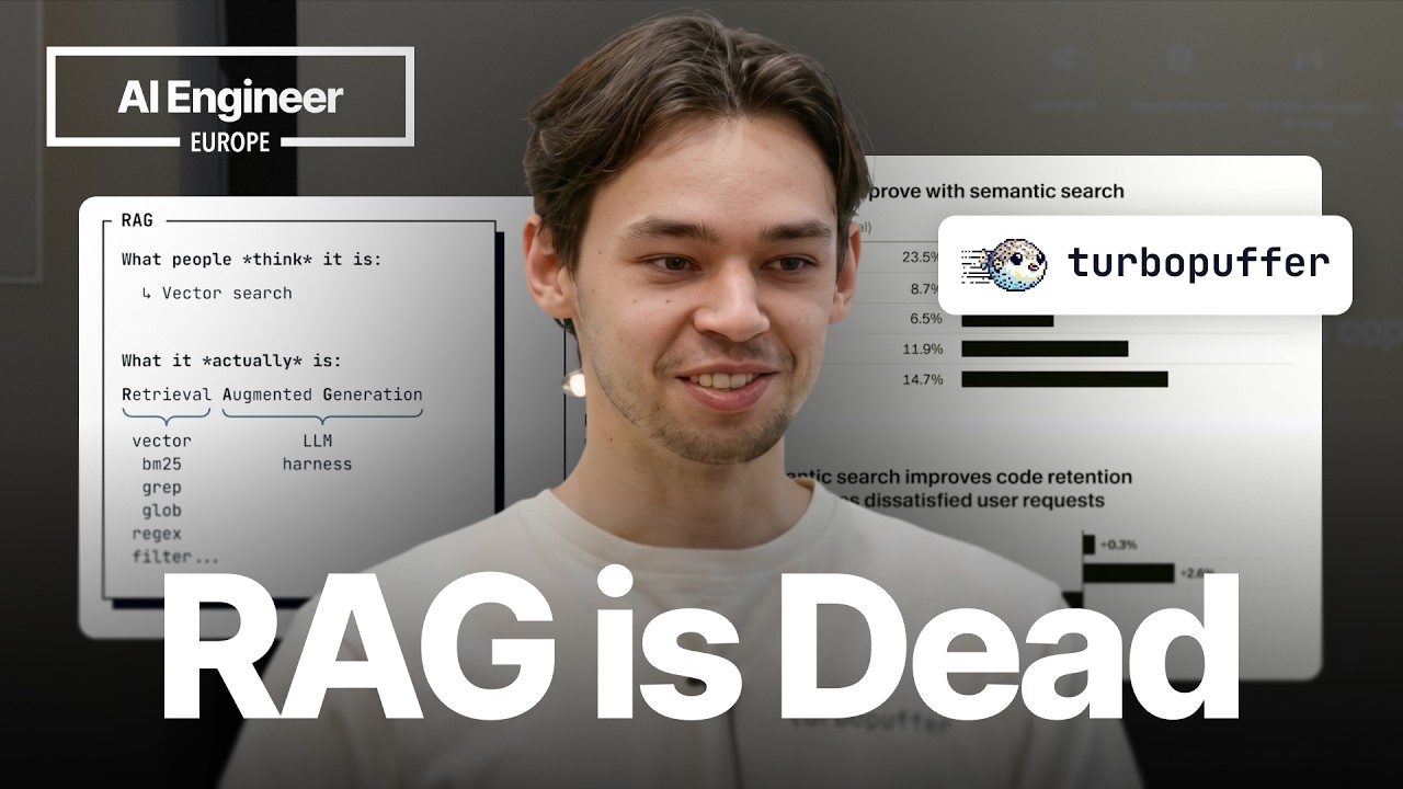 Kuba Rogut: Is RAG Dead or Evolving? - AI Engineer