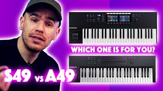 Video thumbnail for Komplete Kontrol S49 vs A49 Which One To Buy? (Detailed Comparison) [Native Instruments] by Low Heat Beats