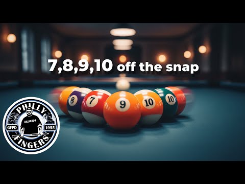Off the snap 7 Ball 8 Ball 9 Ball 10 Ball. #billiards #pool