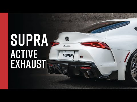 TOYOTA SUPRA // MBRP 3" Cat-Back, Active Profile Exhaust Overview