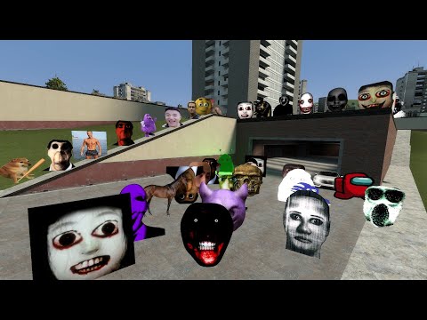 All Nico's Nextbots Vs Me in Garry's Mod