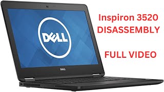 Dell Inspiron 3520 Laptop Disassembly - How to open Dell Inspiron @Techsupport777