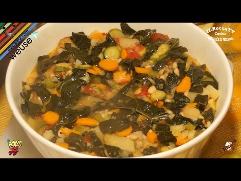 64 - Zuppa alla contadina..e ti viene l'acquolina (primo piatto vegetariano sano light ed economico)