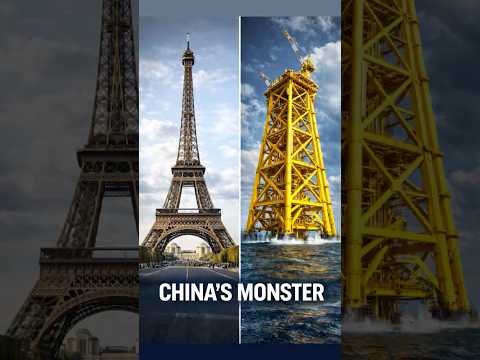 China's 338-Meter Sea Giant That Shocked the World #megaprojects #construction