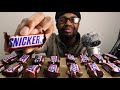 EATING SNICKERS FUN SIZE CHOCOLATE CANDY ASMR TY