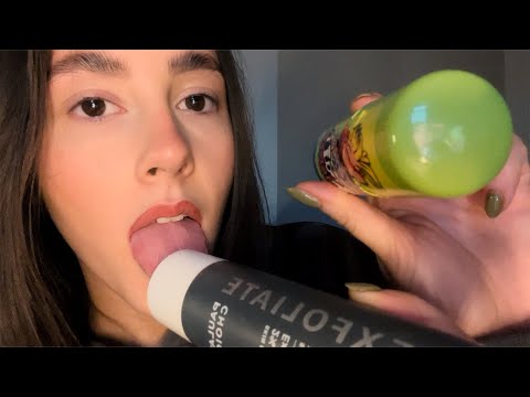 ASMR- Fast liquid spit painting and lid sounds for guaranteed tingles🧨 (Custom for Paul🩵) 