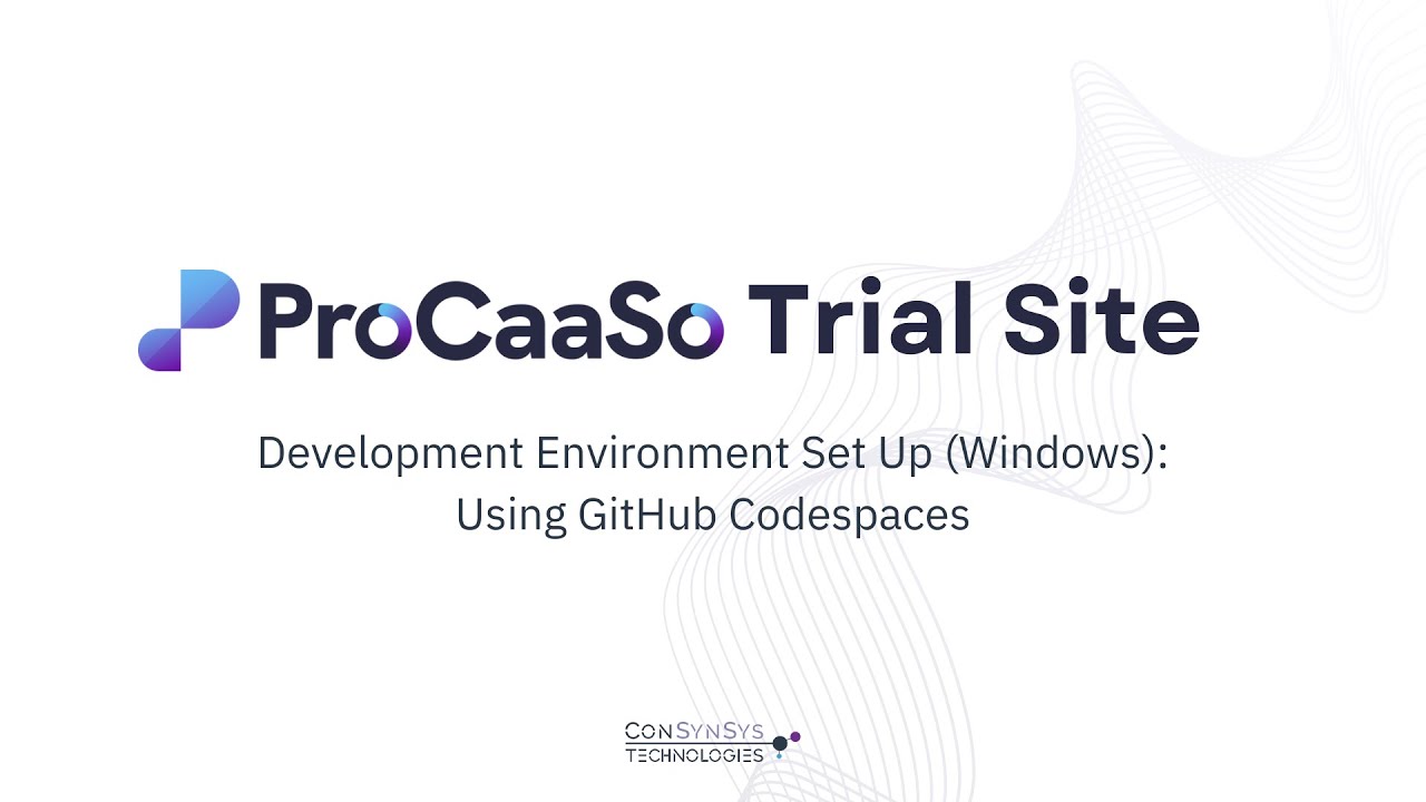 Development Environment Set Up (Windows): Using GitHub Codespaces