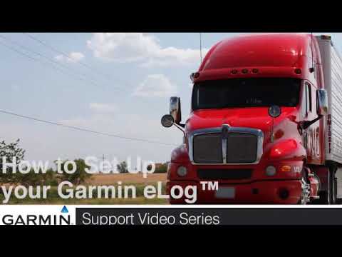 Setting up a Garmin eLog with an Android Device