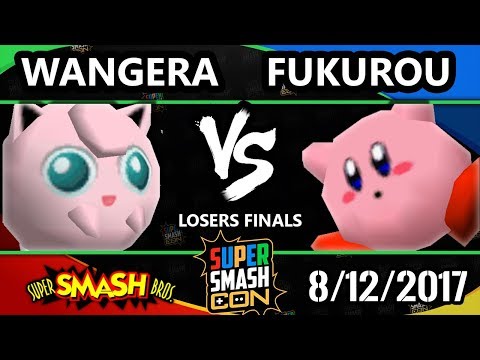 Smash Con 2017 Smash 64 - Wangera (Jigglypuff) Vs. Fukurou (Kirby) Super Smash Bros. LF