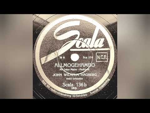 John Wilhelm Hagberg Allmogehambo