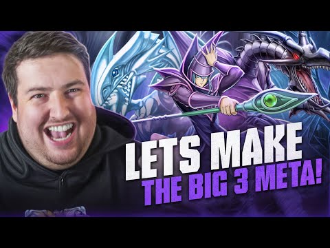 Can I Make A Deck With Blue-Eyes, Red-Eyes, & Dark Magician & Take Down The Yu-Gi-Oh Meta?!