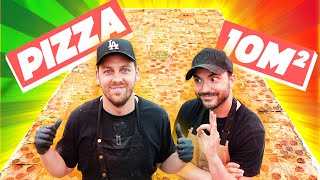 Une journée pour faire une pizza de 10m2