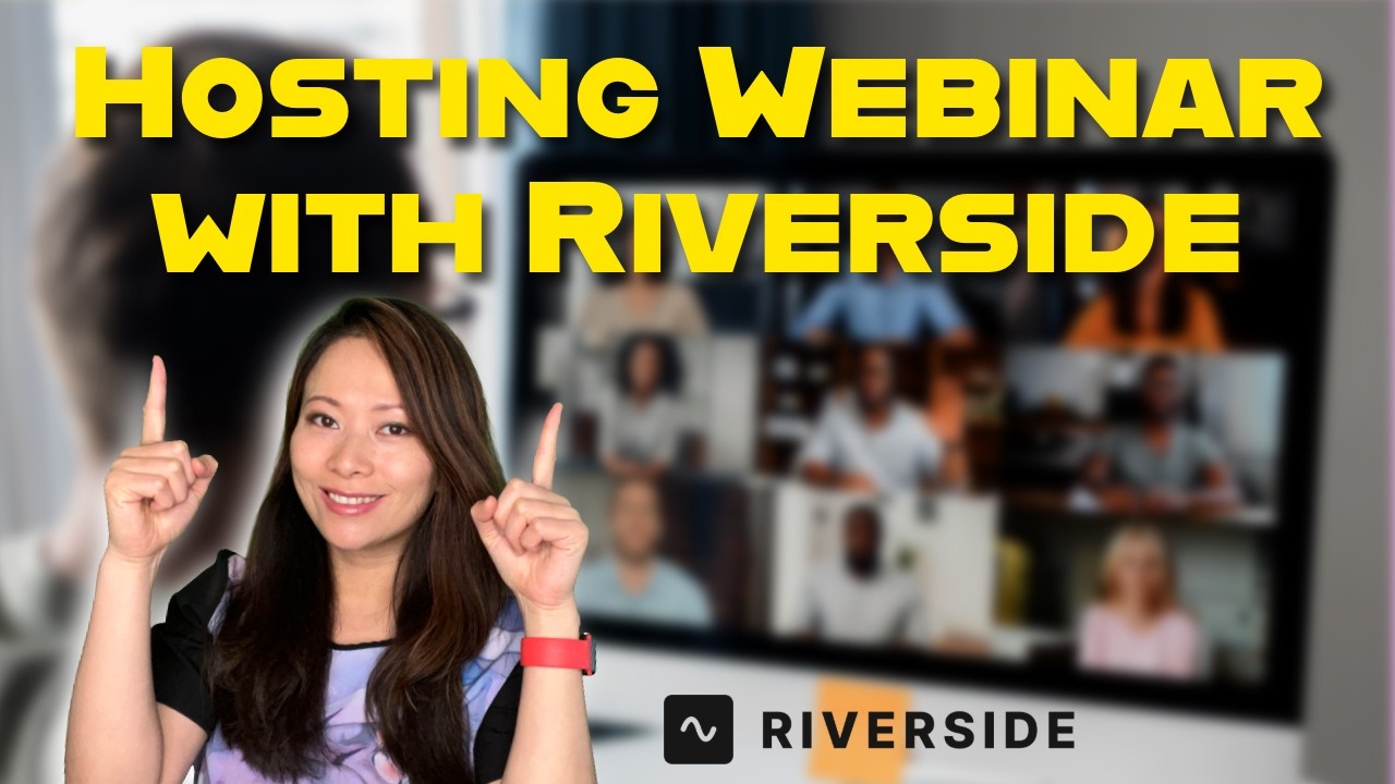 How to Create a Webinar in 2026: Riverside Webinar Full Tutorial (4K Recording &amp; Repurposing) video thumbnail
