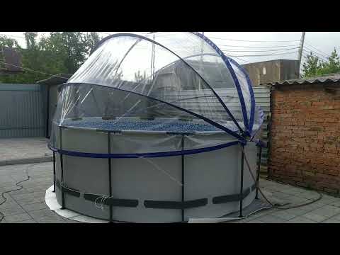 Летотент купол для бассейна 366 см. купол 380 см. диаметр.