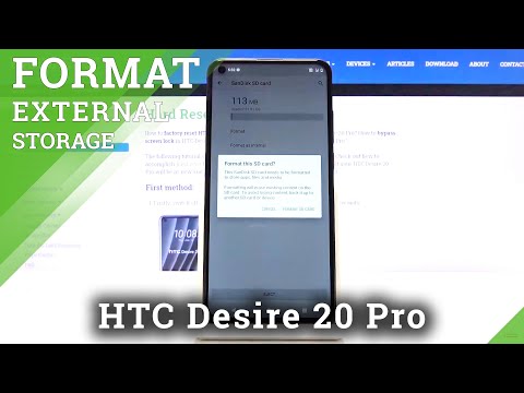 How to Format SD Card on HTC Desire 20 Pro – Fix Memory Card