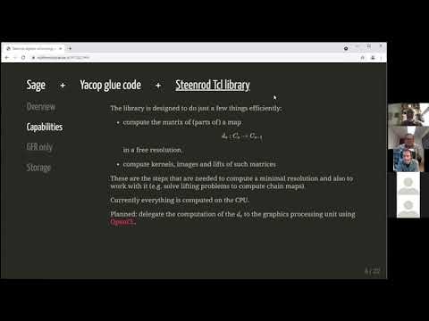 eCHT seminar on machine computation in homotopy theory, Christian Nassau, 28 October 2021