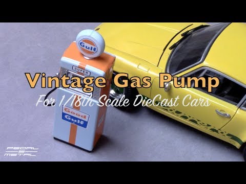 Greenlight 1/18 Vintage Gulf Gas Pump | 1951 Wayne 505...