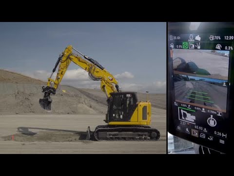 Technologie-Vorstellung mit dem CAT® Kettenbagger 315 der neuen Generation (Europa)