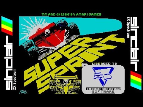 SUPER SPRINT (1987) Walkthrough, ZX Spectrum