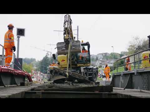 Chantier TRAVYS - Modernisation de la halte de La Brinaz