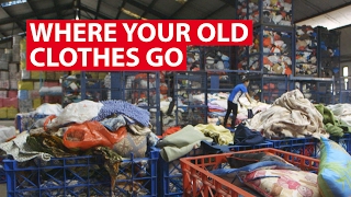 Where Your Old Clothes Go | Trash Trail | CNA Insider